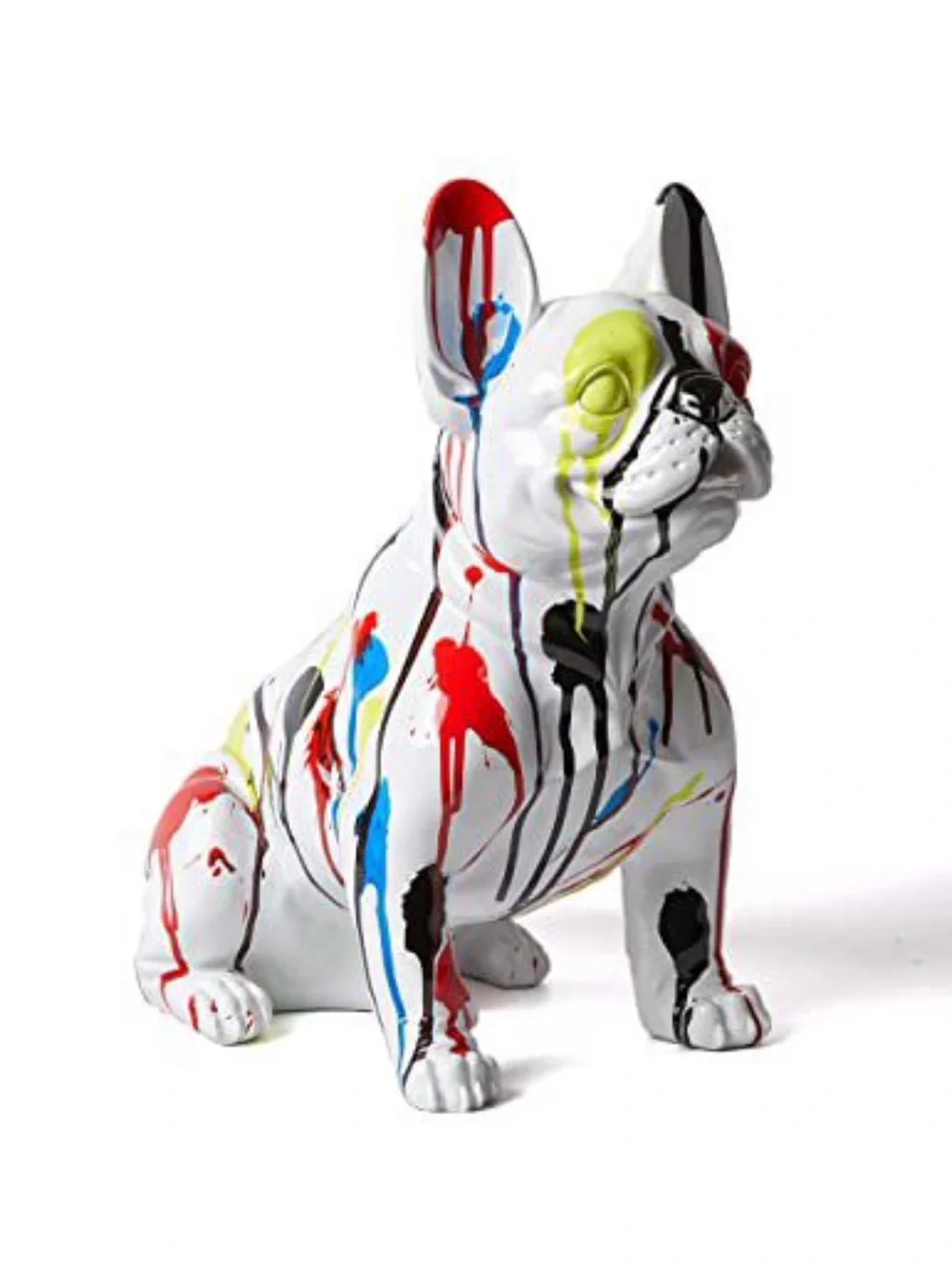 NENBOLEC Bulldog Statue Sculpture Figurine Home Decor Table Centerpiece Art